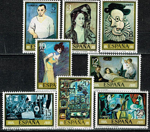 Испания, 1978, П.Пикассо, 8 марок